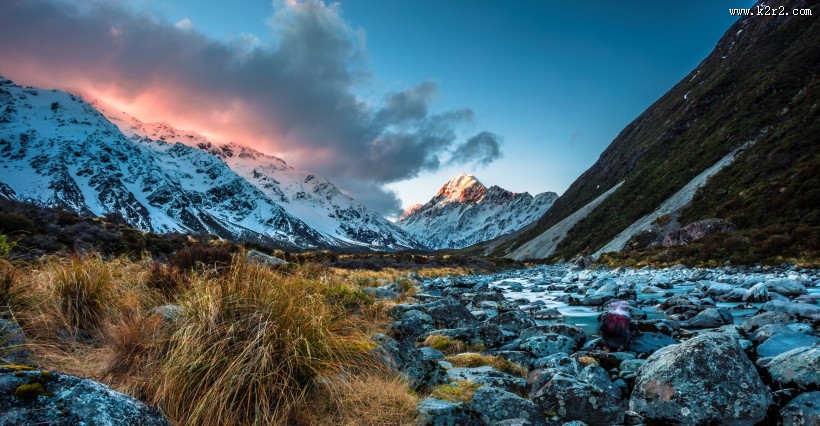 新西兰南岛风景图片