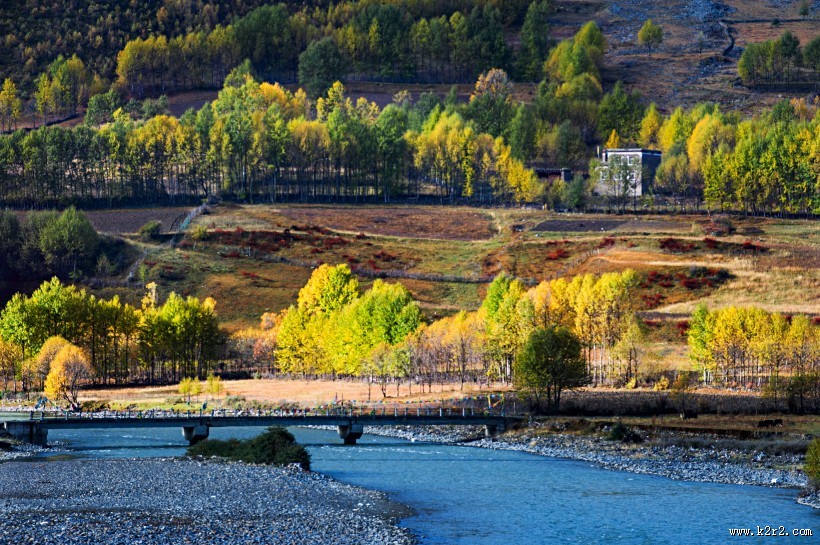 四川新都桥风景图片