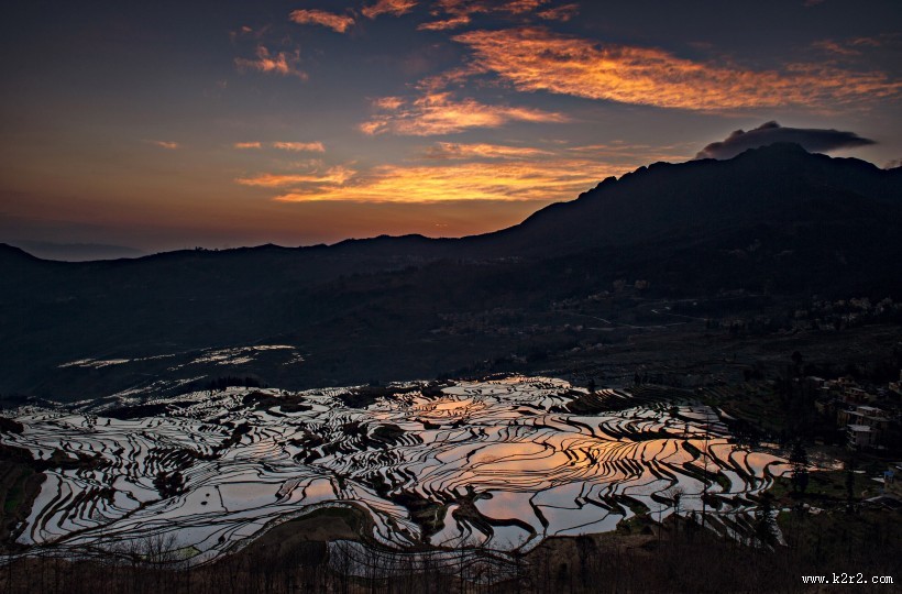 云南元阳梯田风景图片