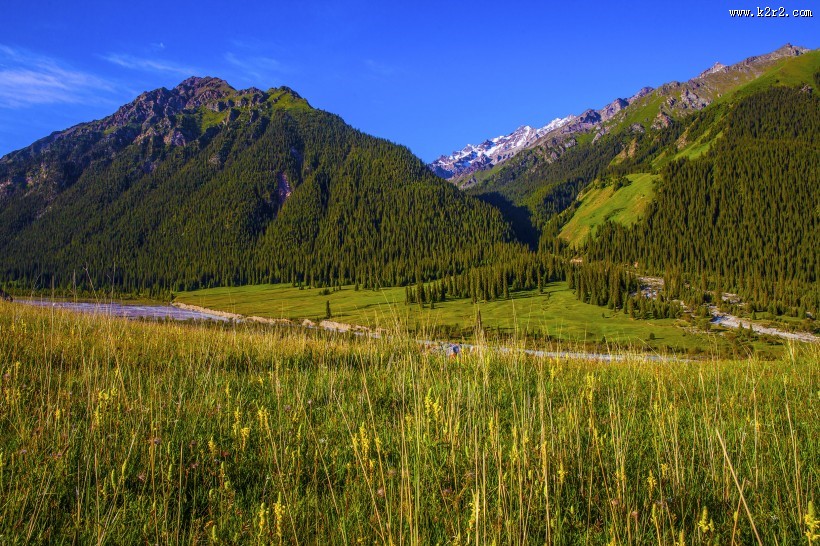新疆夏塔风景图片