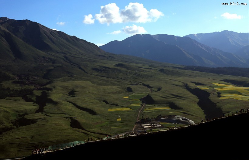 青海祁连山风景图片