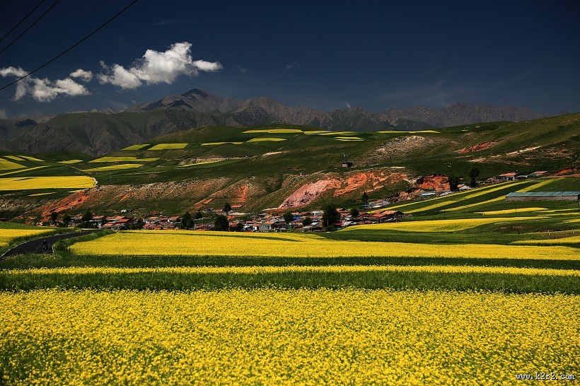 青海祁连山风景图片