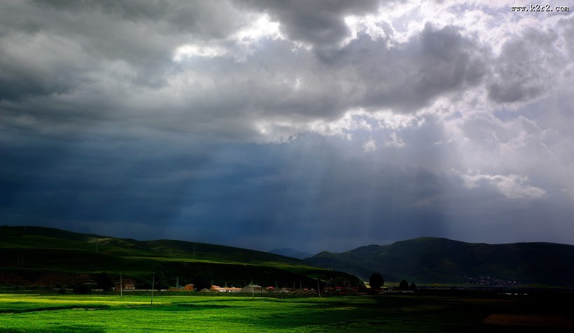 青海门源风景图片