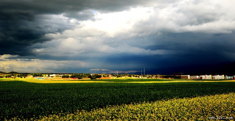 青海门源风景图片