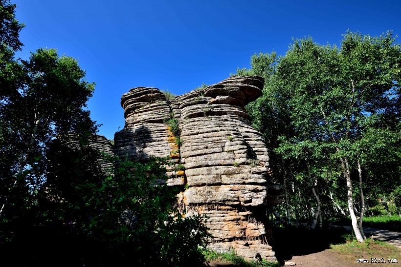 内蒙古阿斯哈图石林风景图片