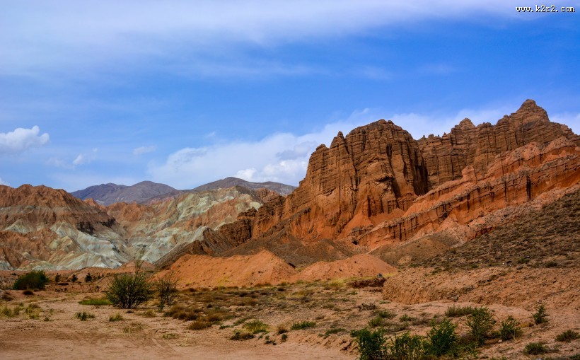 青海贵德国家地质公园风景图片