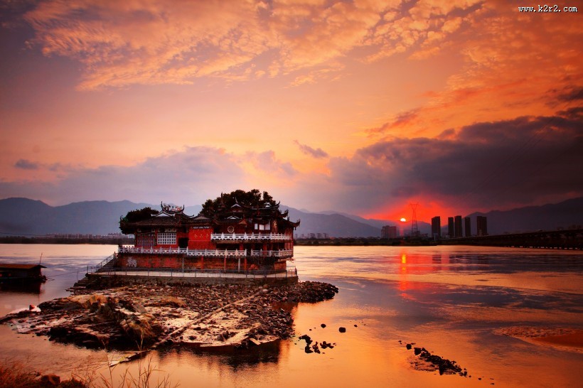 福州金山寺风景图片