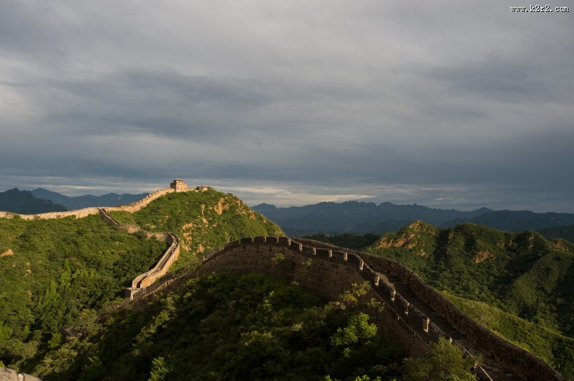 河北金山岭长城风景图片