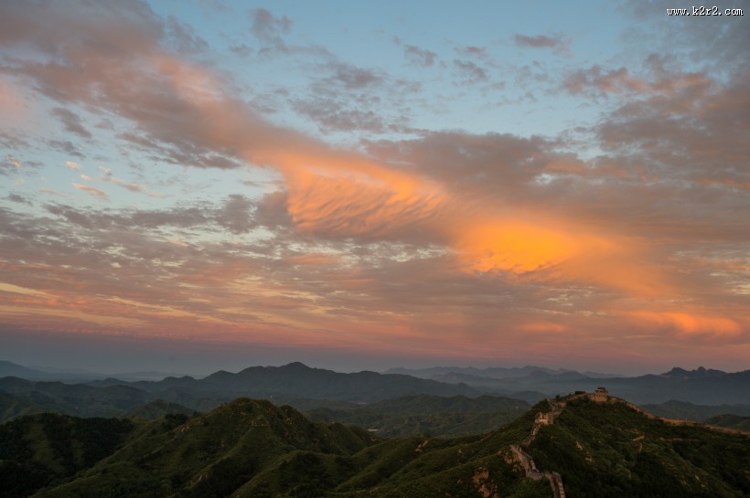 河北金山岭长城风景图片