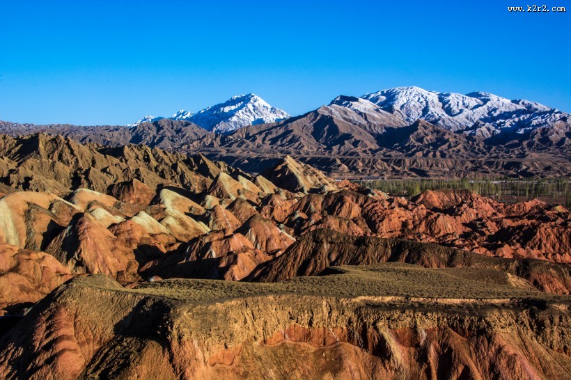 甘肃张掖丹霞地貌风景图片
