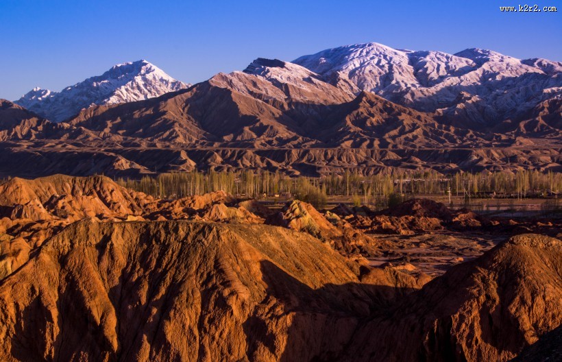 甘肃张掖丹霞地貌风景图片