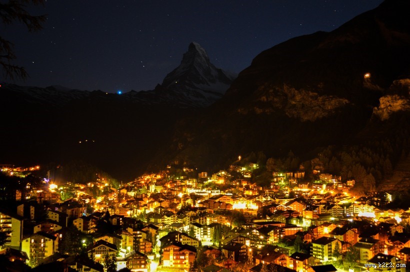 繁华的城市夜景图片