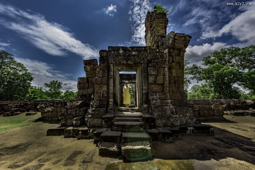 柬埔寨吴哥窟风景图片