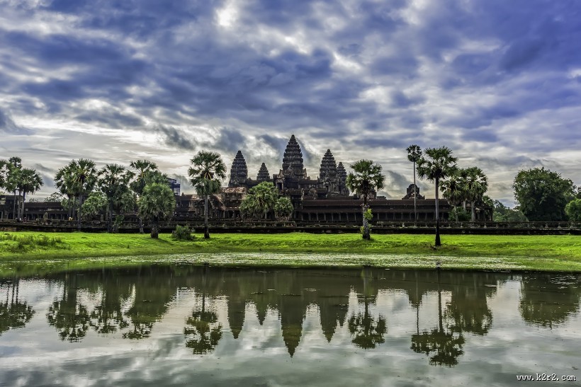 柬埔寨吴哥窟风景图片