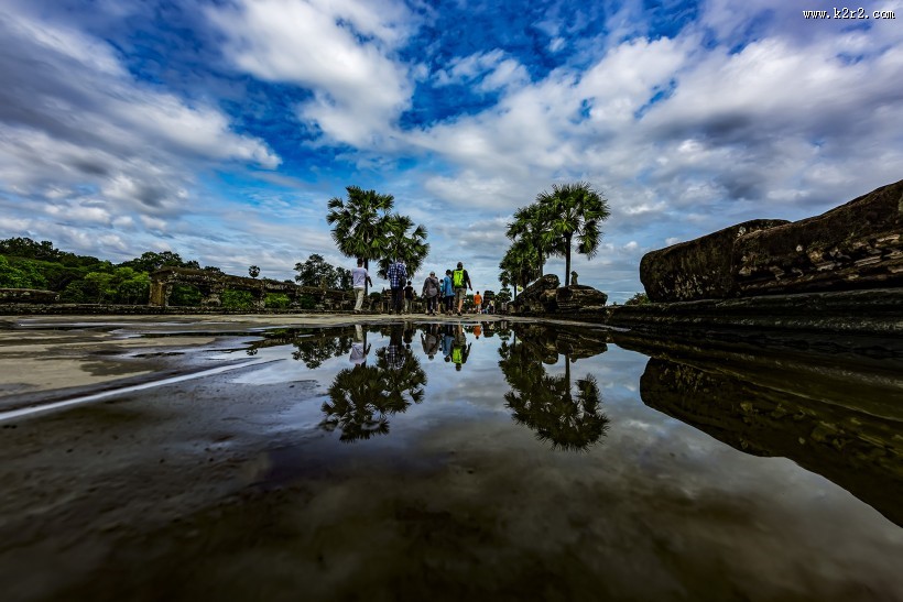柬埔寨吴哥窟风景图片