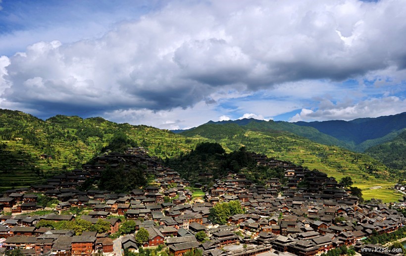贵州西江千户苗寨风景图片