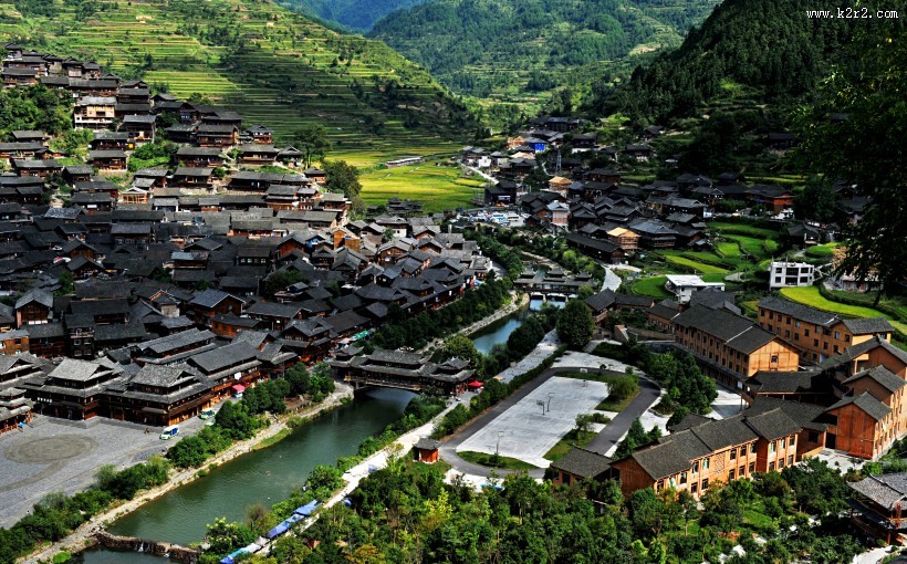 贵州西江千户苗寨风景图片