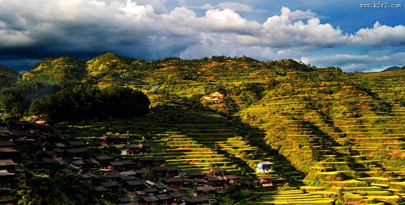 贵州西江千户苗寨风景图片