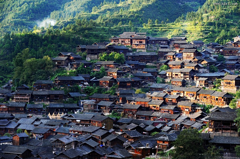 贵州西江千户苗寨风景图片
