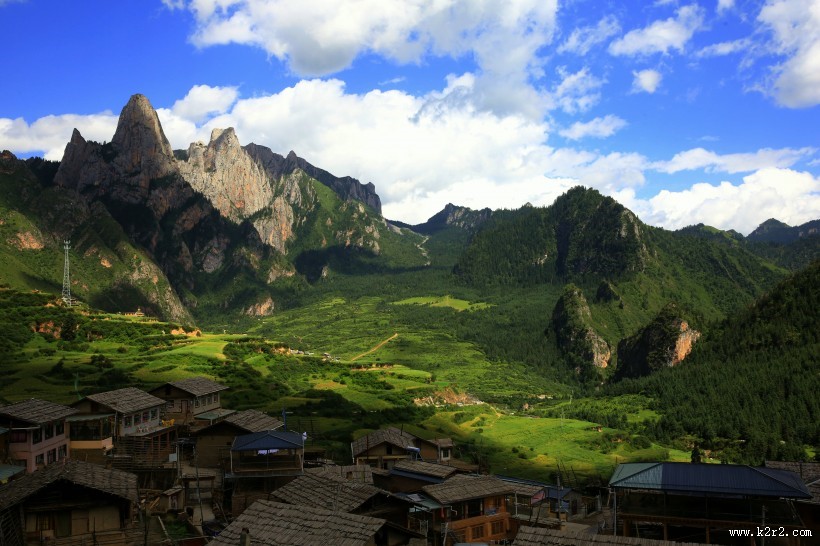 甘肃扎尕那风景图片