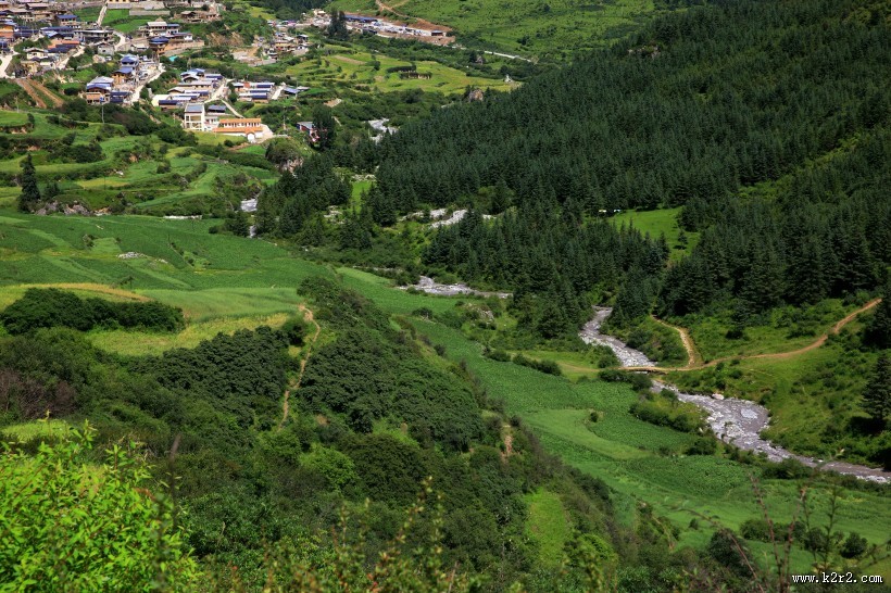 甘肃扎尕那风景图片