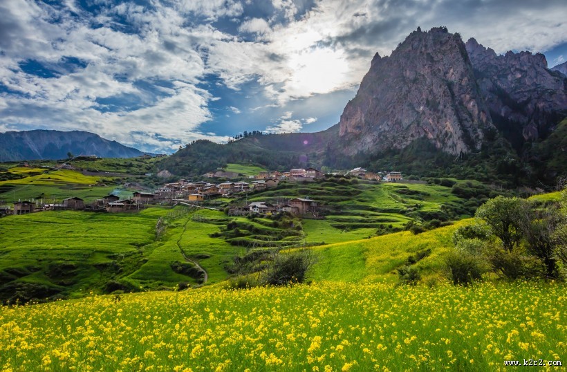 甘肃扎尕那风景图片大全