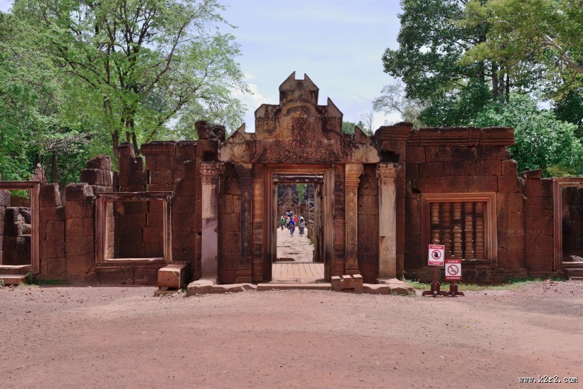 柬埔寨女王宫风景图片