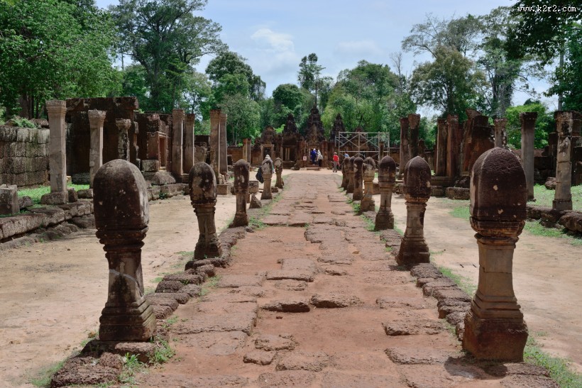 柬埔寨女王宫风景图片