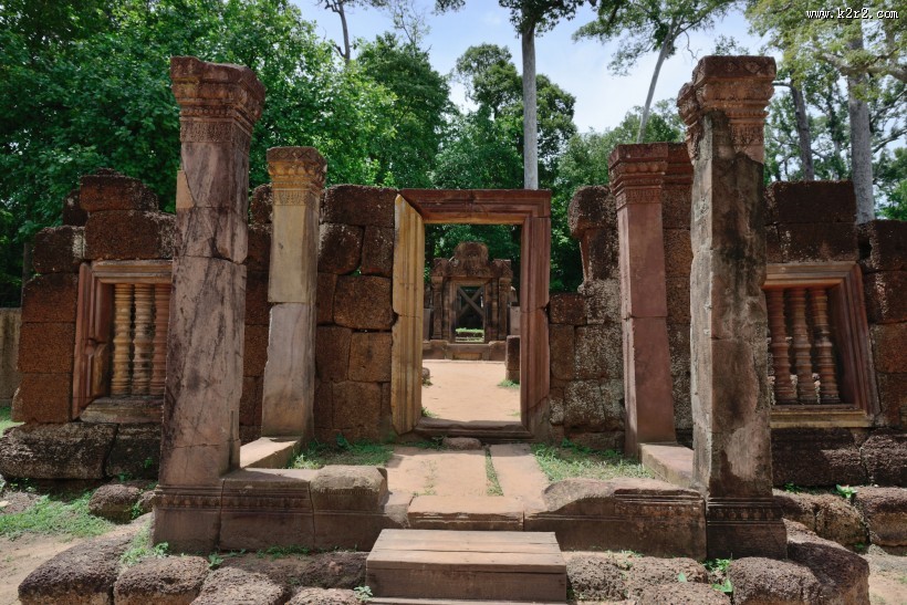 柬埔寨女王宫风景图片
