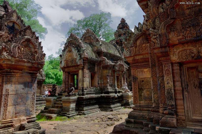 柬埔寨女王宫风景图片