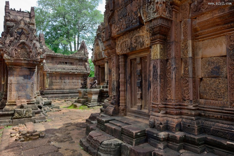 柬埔寨女王宫风景图片