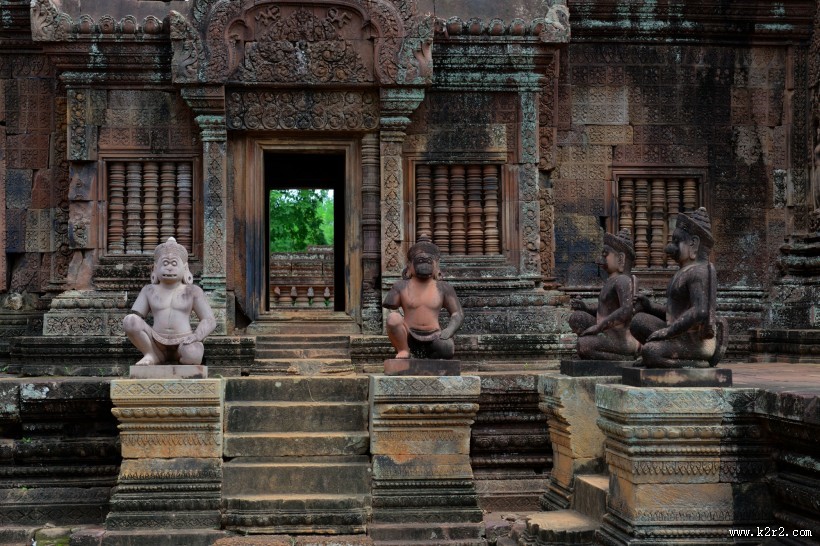 柬埔寨女王宫风景图片