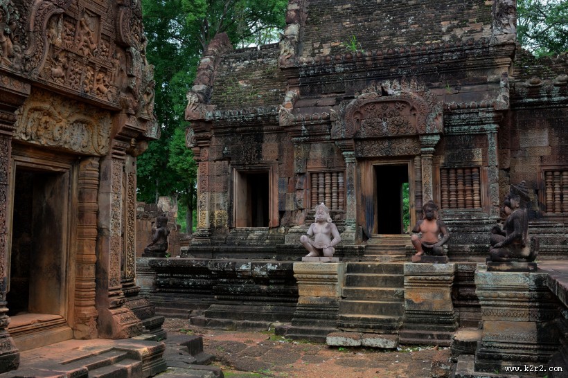 柬埔寨女王宫风景图片