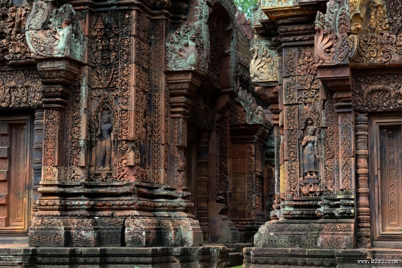 柬埔寨女王宫风景图片