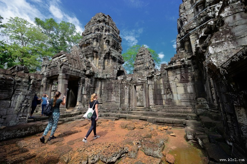 柬埔寨斑黛喀蒂寺风景图片