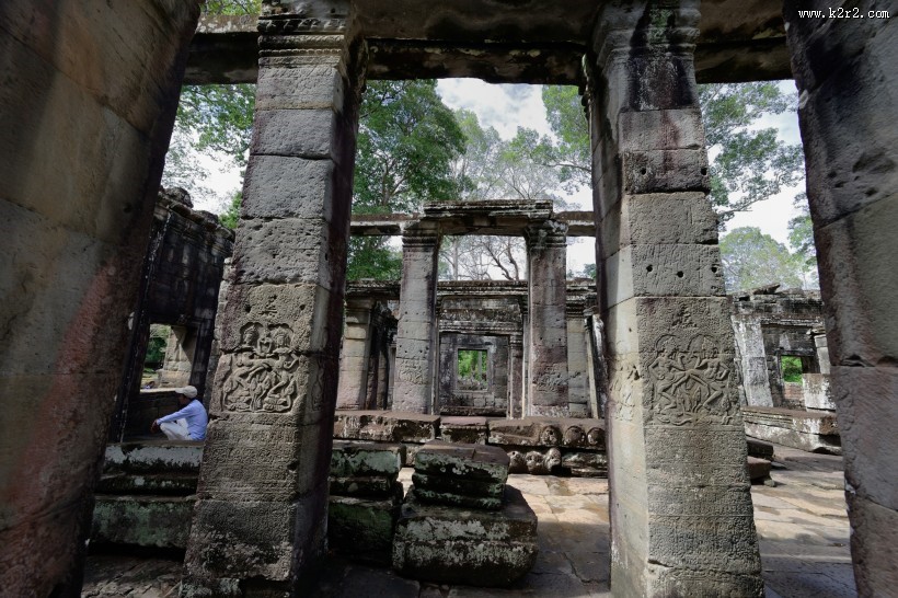 柬埔寨斑黛喀蒂寺风景图片