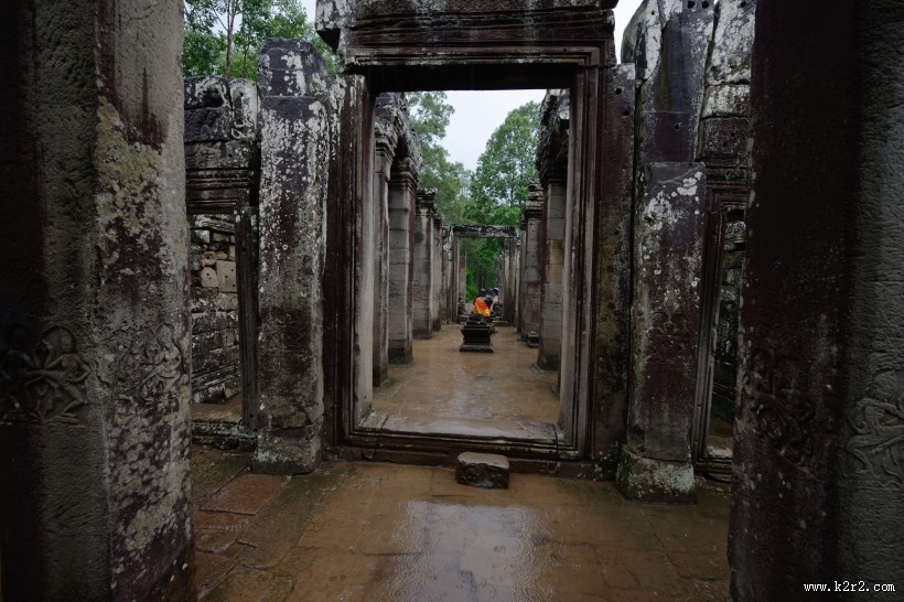 柬埔寨巴戎寺风景图片