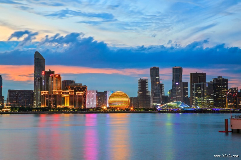 钱塘江夜景图片大全