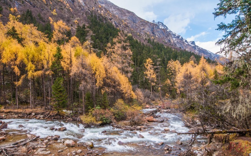 四川毕棚沟风景图片大全