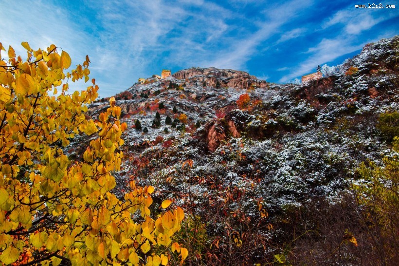 北京河防口长城风景图片