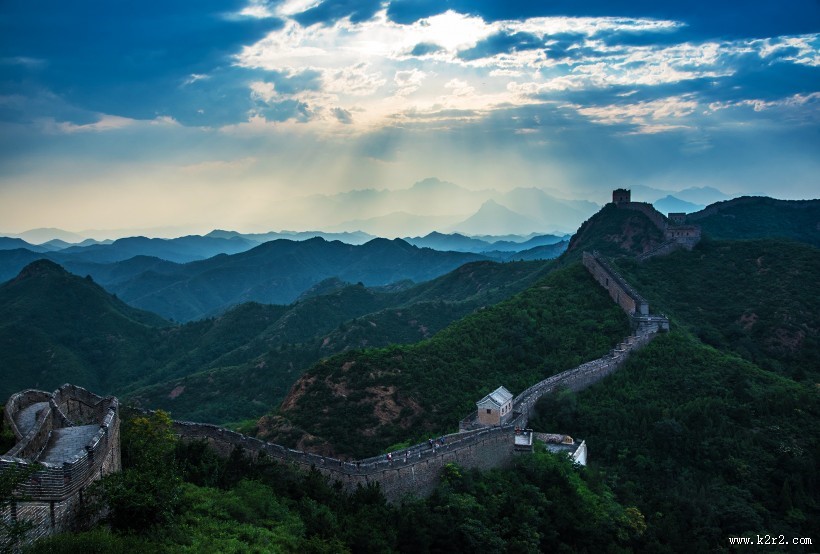 秀美金山岭长城风景图片大全