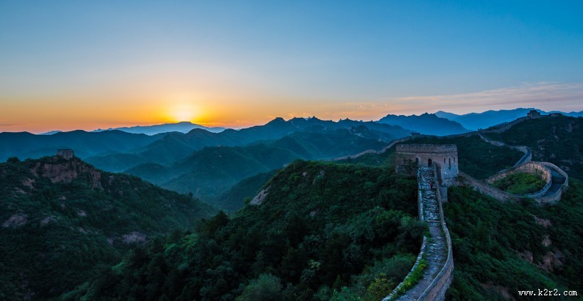 秀美金山岭长城风景图片大全