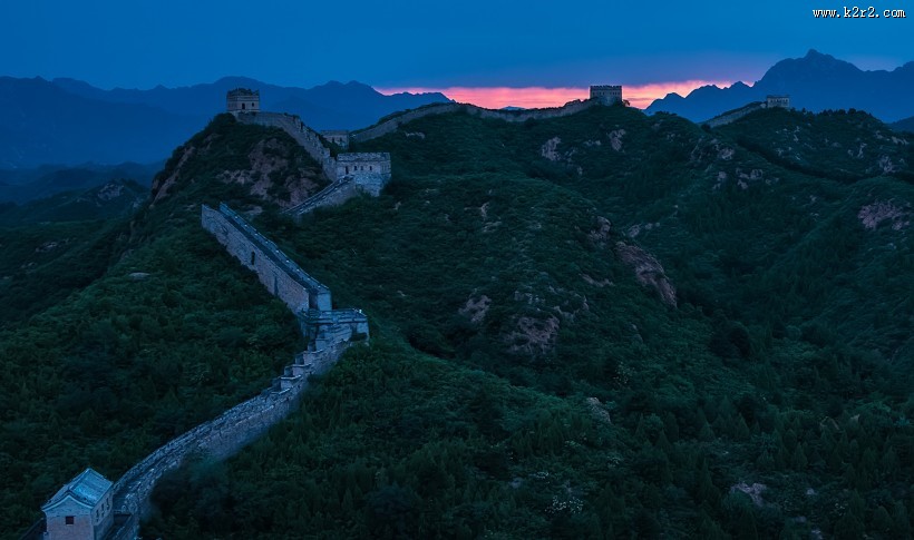 秀美金山岭长城风景图片大全