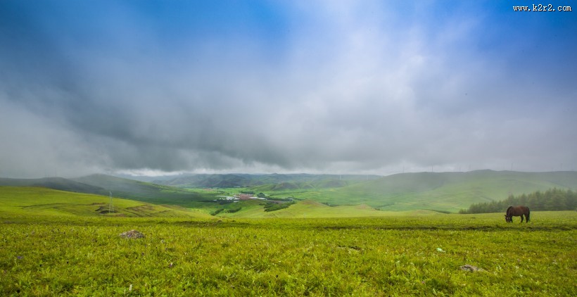 河北张北草原风景图片