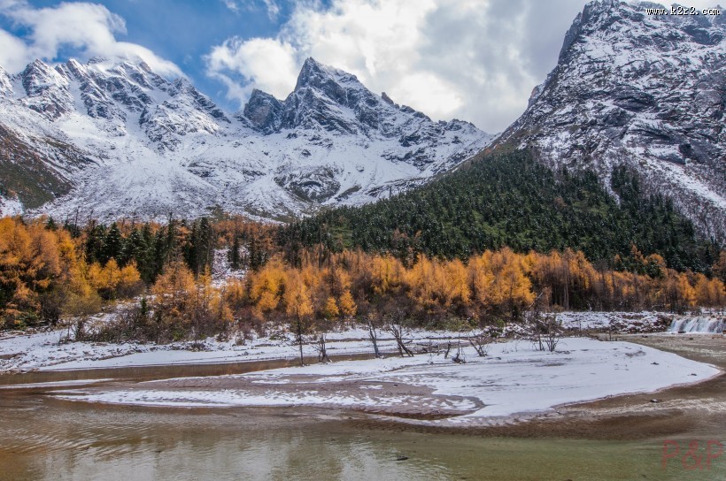 四川毕棚沟风景图片