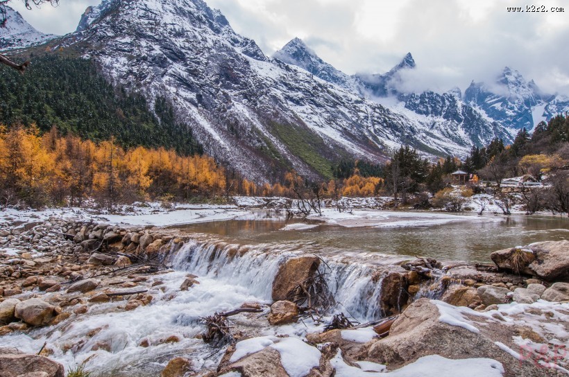 四川毕棚沟风景图片