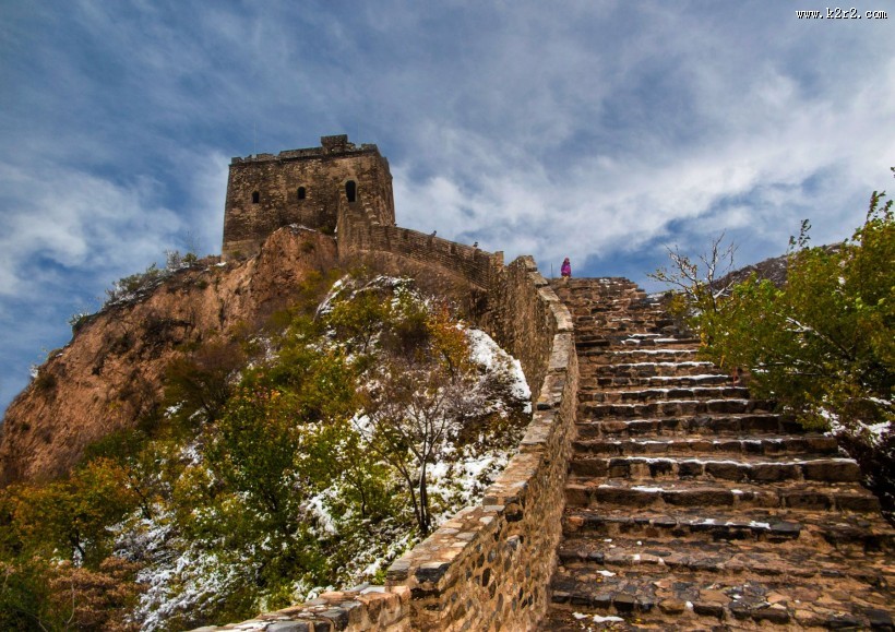 北京河防口长城风景图片