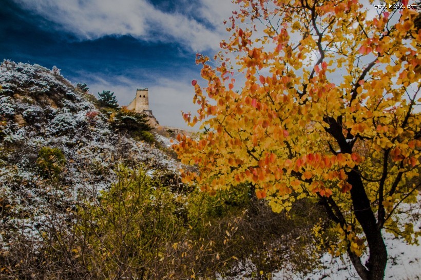 北京河防口长城风景图片