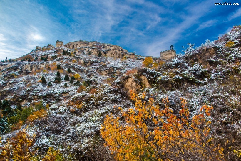 北京河防口长城风景图片