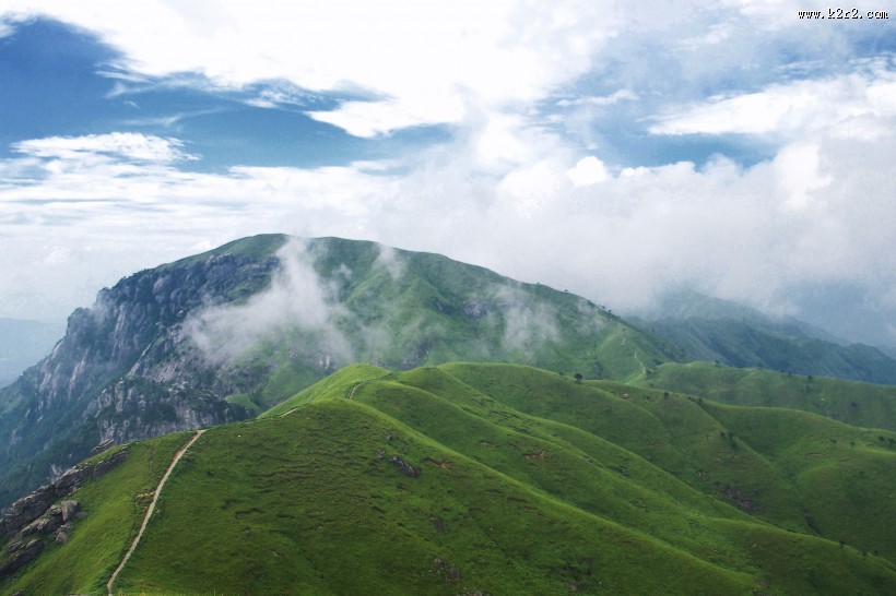 江西武功山风景图片